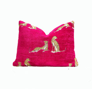 14x20 Fuchsia Cheetah