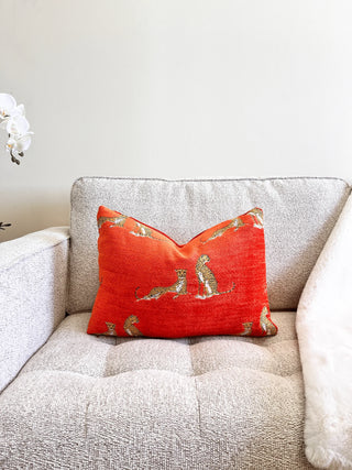 14x20 orange cheetah couch 2