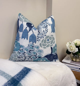 Thibaut Laura Blue Throw Pillow