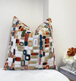Green Tessa Velvet Throw Pillow