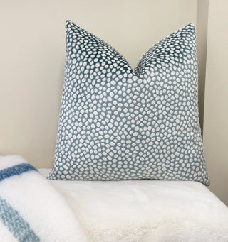 Sage Pebble Velvet Throw Pillow
