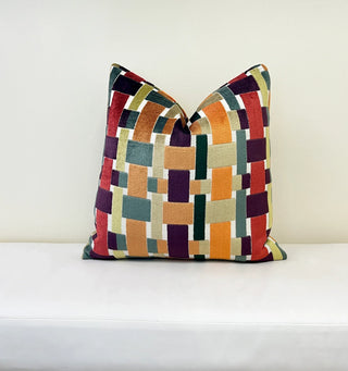 Ava Jewel Velvet Throw Pillow