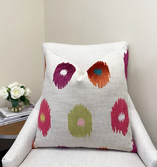 Vibrant Canyon Velvet Throw Pillow