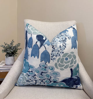 Thibaut Laura Blue Throw Pillow