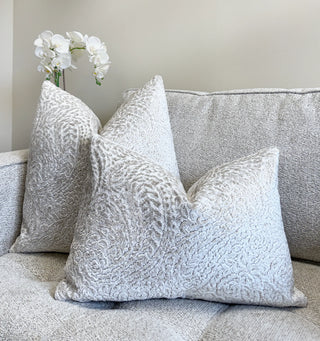 Opal Paisley Velvet Throw Pillow