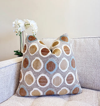 Capri Mineral Velvet Throw Pillow