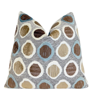 Capri Mineral Velvet Throw Pillow