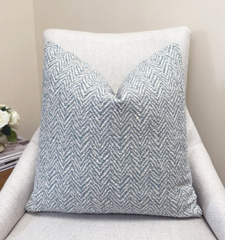 Sage Chevron Throw Pillow