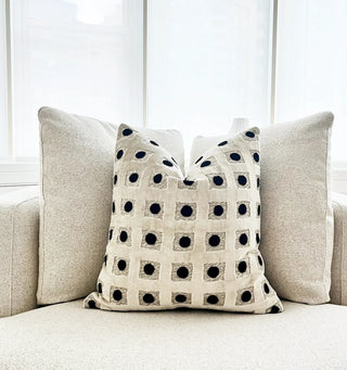 Domino Velvet Throw Pillow