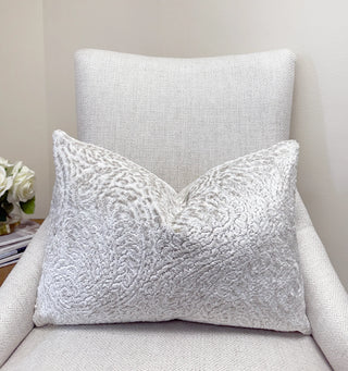 Opal Paisley Velvet Throw Pillow
