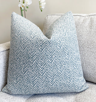 Sage Chevron Throw Pillow