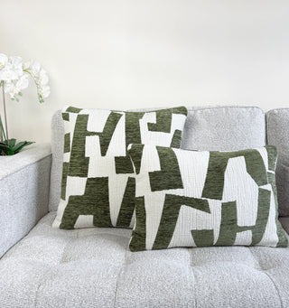 Matcha Hierographic Throw Pillow