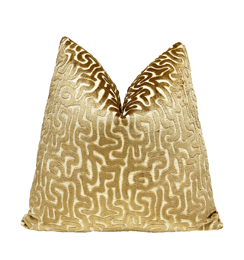 Camel velvet pillow best sale