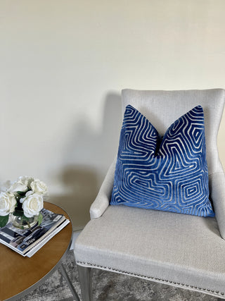 Cobalt Maze chair