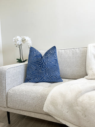 Cobalt Maze couch