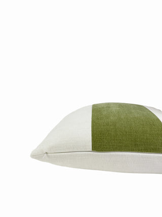 Cream and Chatreuse color block