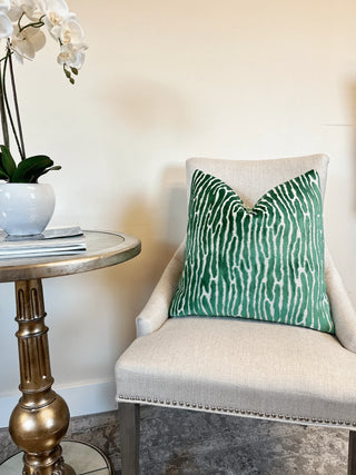 Emerald velvet chair