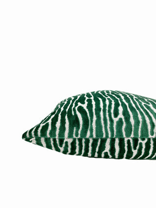 Emerald velvet zipper