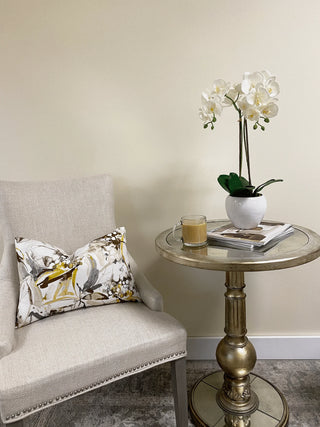 Gray Gold Tropics Pillow chair