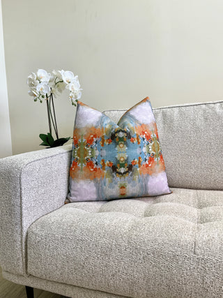 Kaladeiscope orange couch
