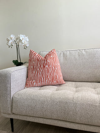 Melon cream couch