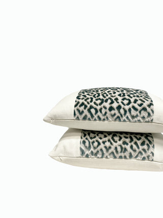 Off white Moss color blocking zipper