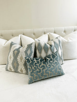 Sage and cream diamond bed combo