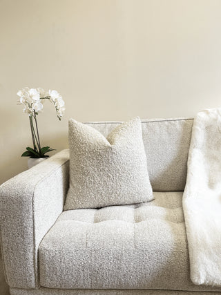 Sand Boucle couch 1