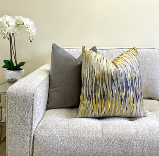 Silver Nickel Velvet Throw Pillow