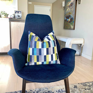 Jewel Multicolored Geometric Throw Pillow