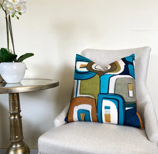 Mid Century Modern Throw Pillow