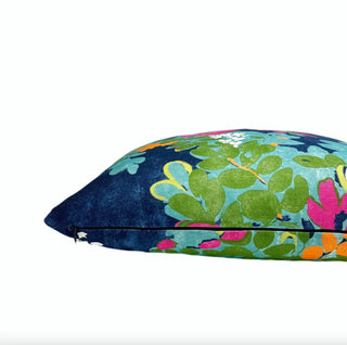 Thibaut Central Park Navy Pink Throw Pillow