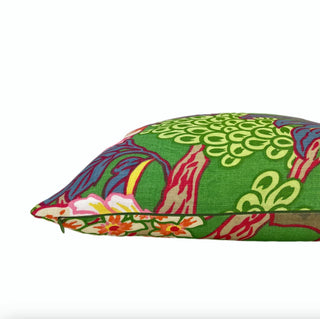 Thibaut Honshu Green Floral Throw Pillow