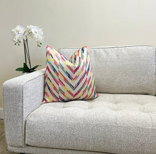 Thibaut Hamilton Embroidery Multi Throw Pillow