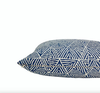 Thibaut Mombasa Navy Throw Pillow