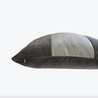 Graphite and Slate Gray Throw Pillow