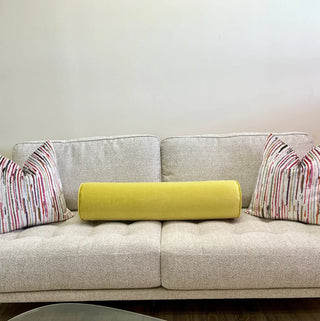 Solid Velvet Bolster Pillow