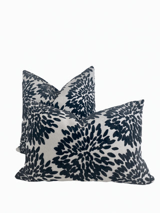 Silver black rayon velvet