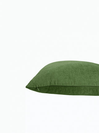 Solid moss green zipper