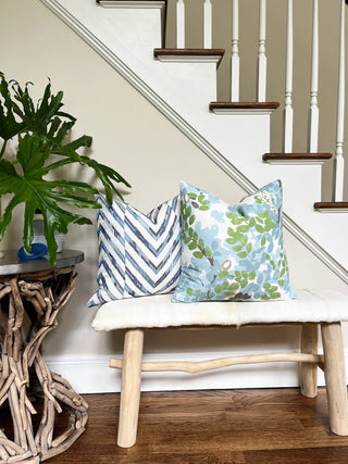 Thibaut Central Park Spa Blue Throw Pillow