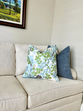 Thibaut Central Park Spa Blue Throw Pillow