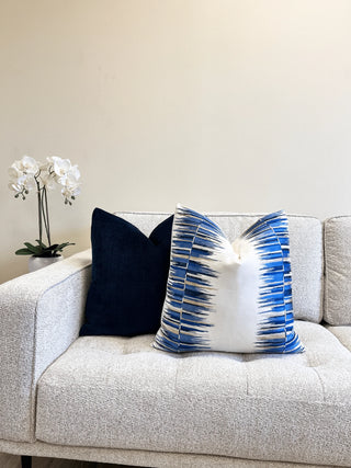 azul Multi Embroidered couch navy