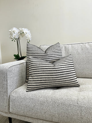 black natural chenille linen couch