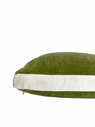 chartreuse and off white box zipper