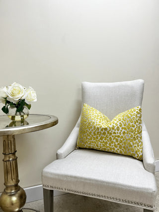 citrine leopard chair_