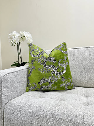 dragon chartreuse couch