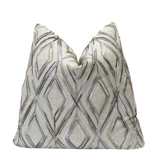 Stone Diamond Chenille Throw Pillow