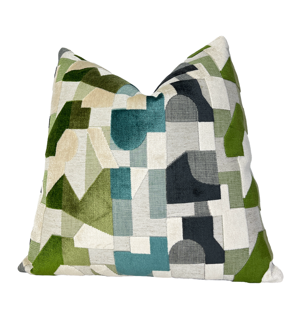 Fern fashion green cushions