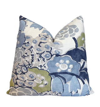 Thibaut Laura Citrus and Blue Throw Pillow
