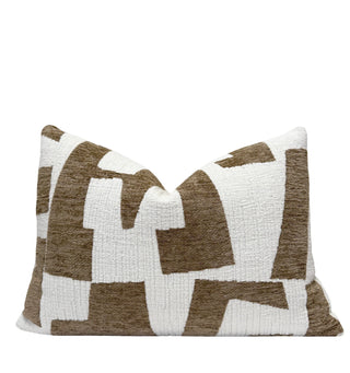 Latte Hierographic Throw Pillow